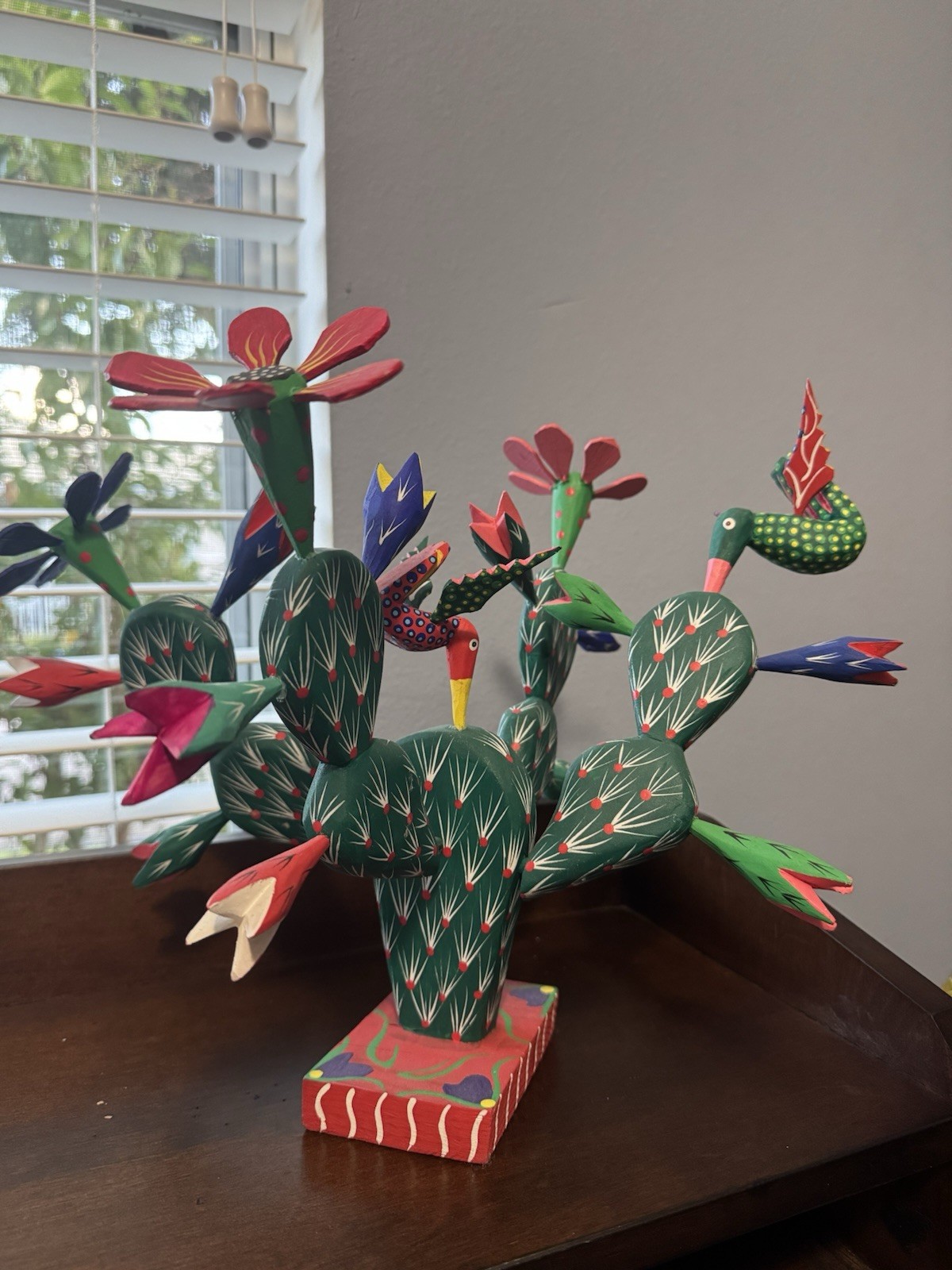 Mexican Folk Art Alebrije With Hummingbird Mexican Folk Art Alebrije With Hummingbird