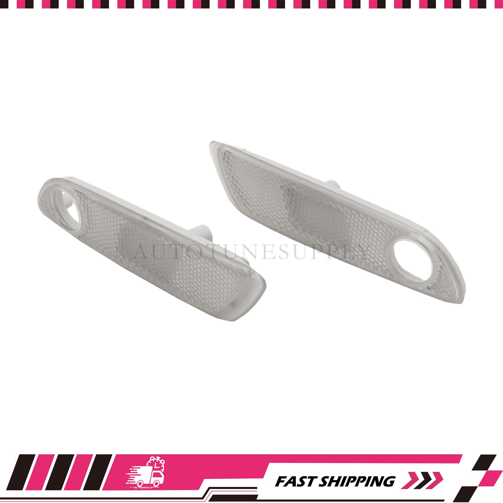 NEW Fit 10-19 Rolls-Royce Ghost Wraith Dawn Pair Front Fender Side Marker Lights