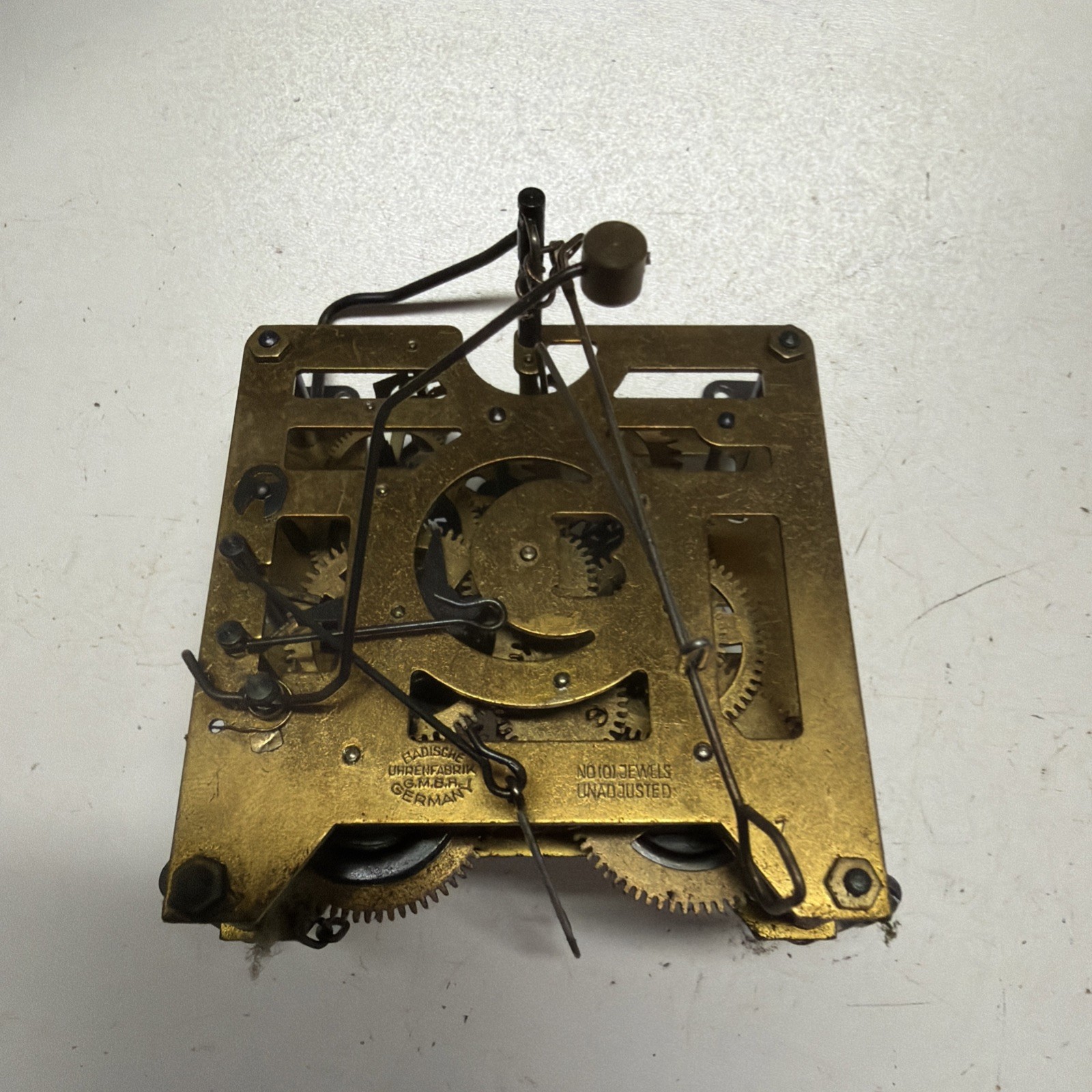Vintage Germany Cuckoo Clock part Badische Movement Vintage Germany Cuckoo Clock part Badische Movement