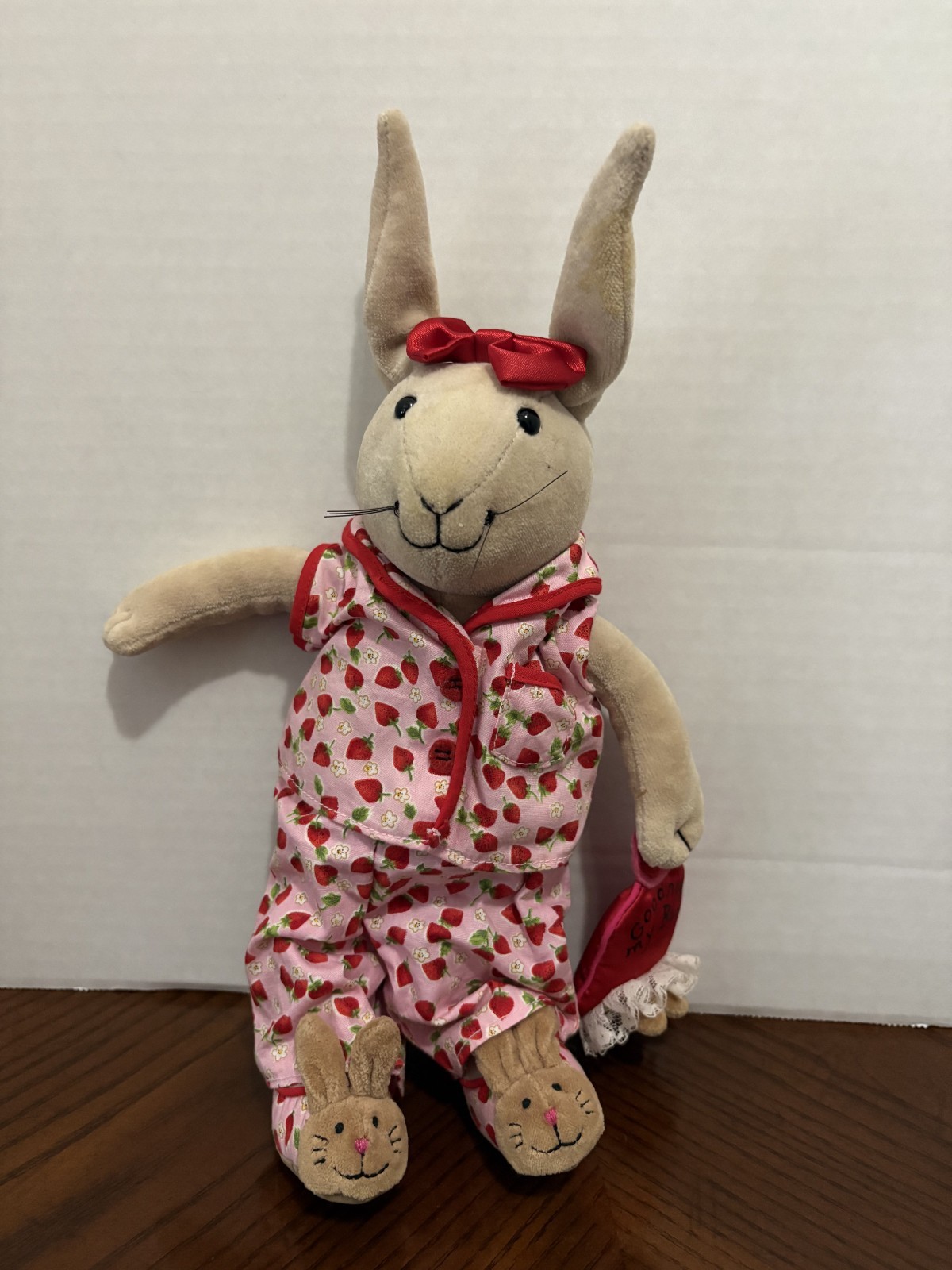 Jellycat Goodnight My Bunny Rabbit Plush 12” Sleepyhead Strawberry Pajamas Rare Jellycat Goodnight My Bunny Rabbit Plush 12” Sleepyhead Strawberry Pajamas Rare