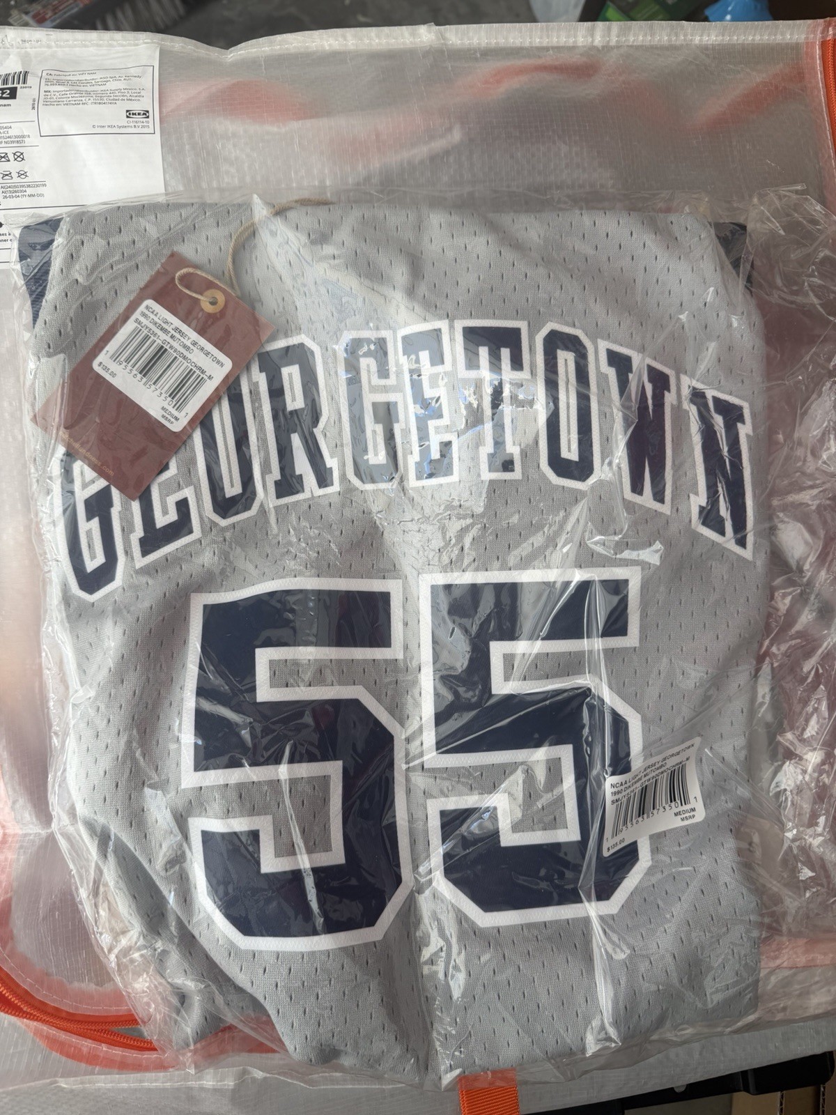 Dikembe Mutombo Georgetown Hoyas Mitchell & Ness 1990/91 M&n Swingman Jersey - M