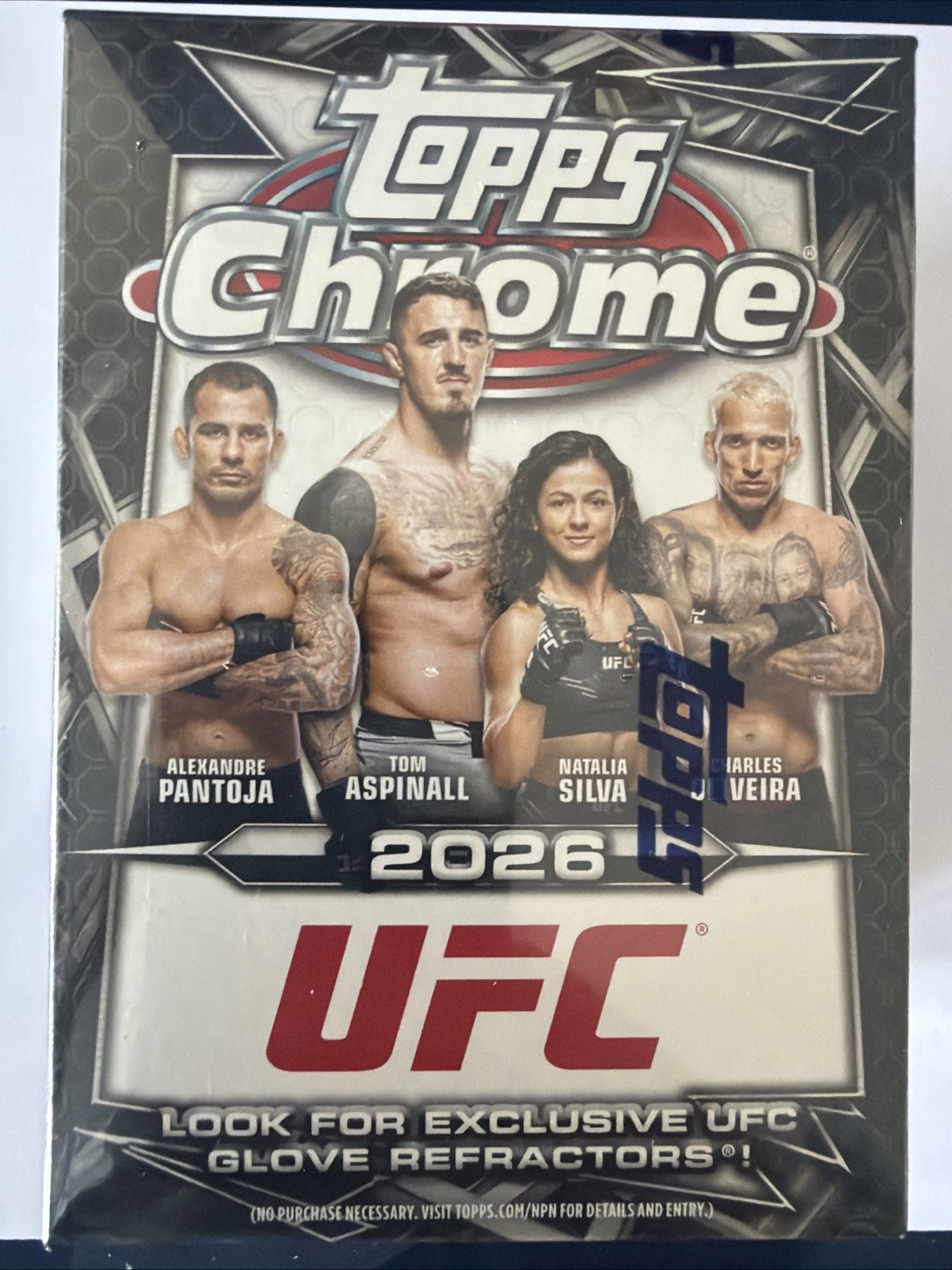 2026 Topps Chrome UFC Blaster Box Factory Sealed 6 Packs Fighting Brand New FT 2026 Topps Chrome UFC Blaster Box Factory Sealed 6 Packs Fighting Brand New FT