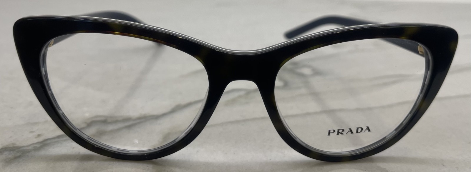 Prada VPR 05X Womens Eyeglass Frame, New, 512-1O1(Havana Blue Chess) 51 18 140