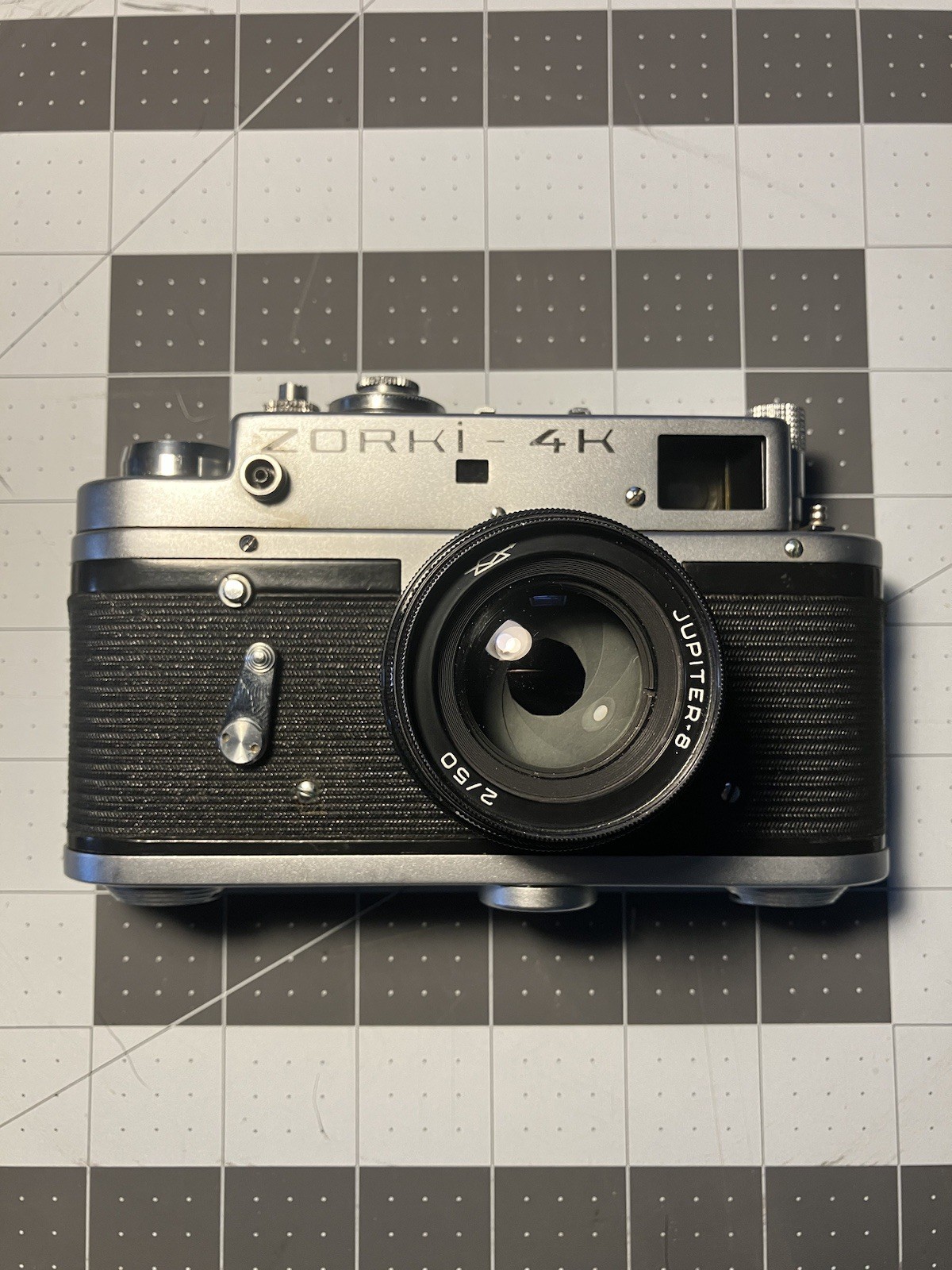 Zorki-4K 35mm Rangefinder Camera w/ JUPITER-8 2/50mm Lens