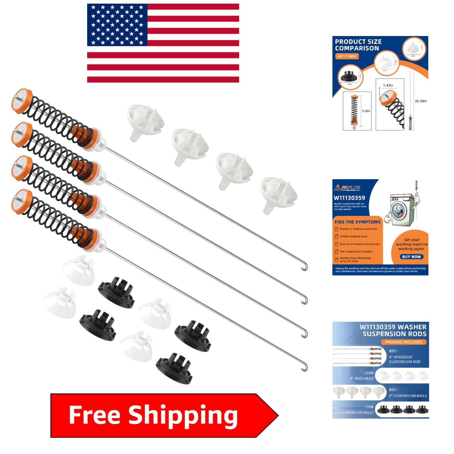 Upgrade Your Washer with MVWB765FW3 Suspension Rod Kit for Optimal Performance Upgrade Your Washer with MVWB765FW3 Suspension Rod Kit for Optimal Performance