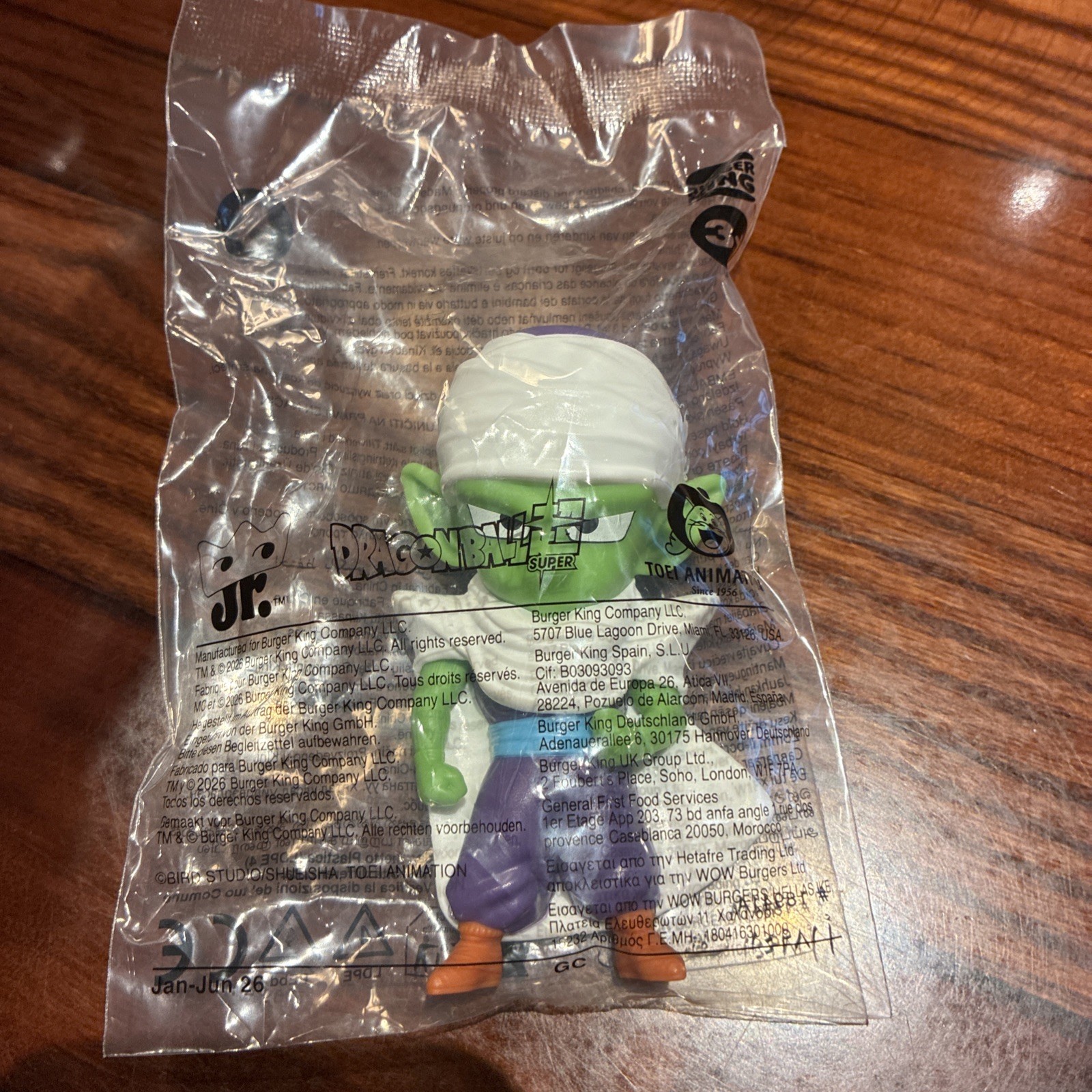Burger King Piccolo Toy Sealed lot (2)