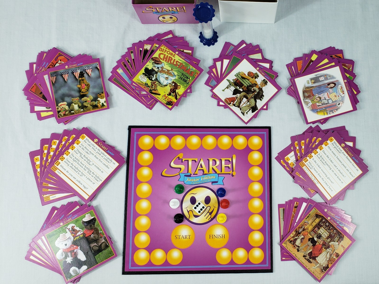 Vintage Stare Junior Edition Game 2002 Ages 6-12 & Adults Too Pre-owned