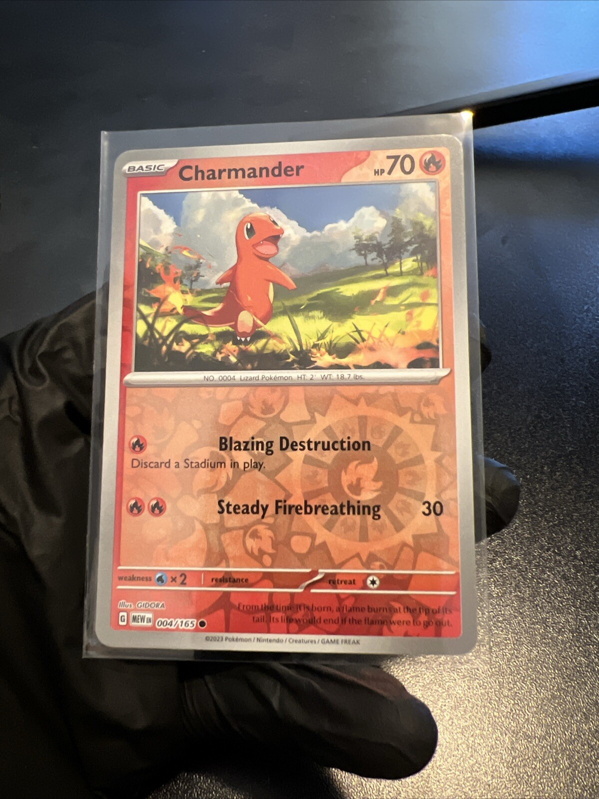Charmander 151 004/165 Reverse Holo Charmander 151 004/165 Reverse Holo