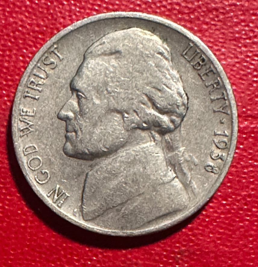 1938 S Jefferson Nickel=FREE SHIPPING=ZittyCoinsandCards 1938 S Jefferson Nickel=FREE SHIPPING=ZittyCoinsandCards