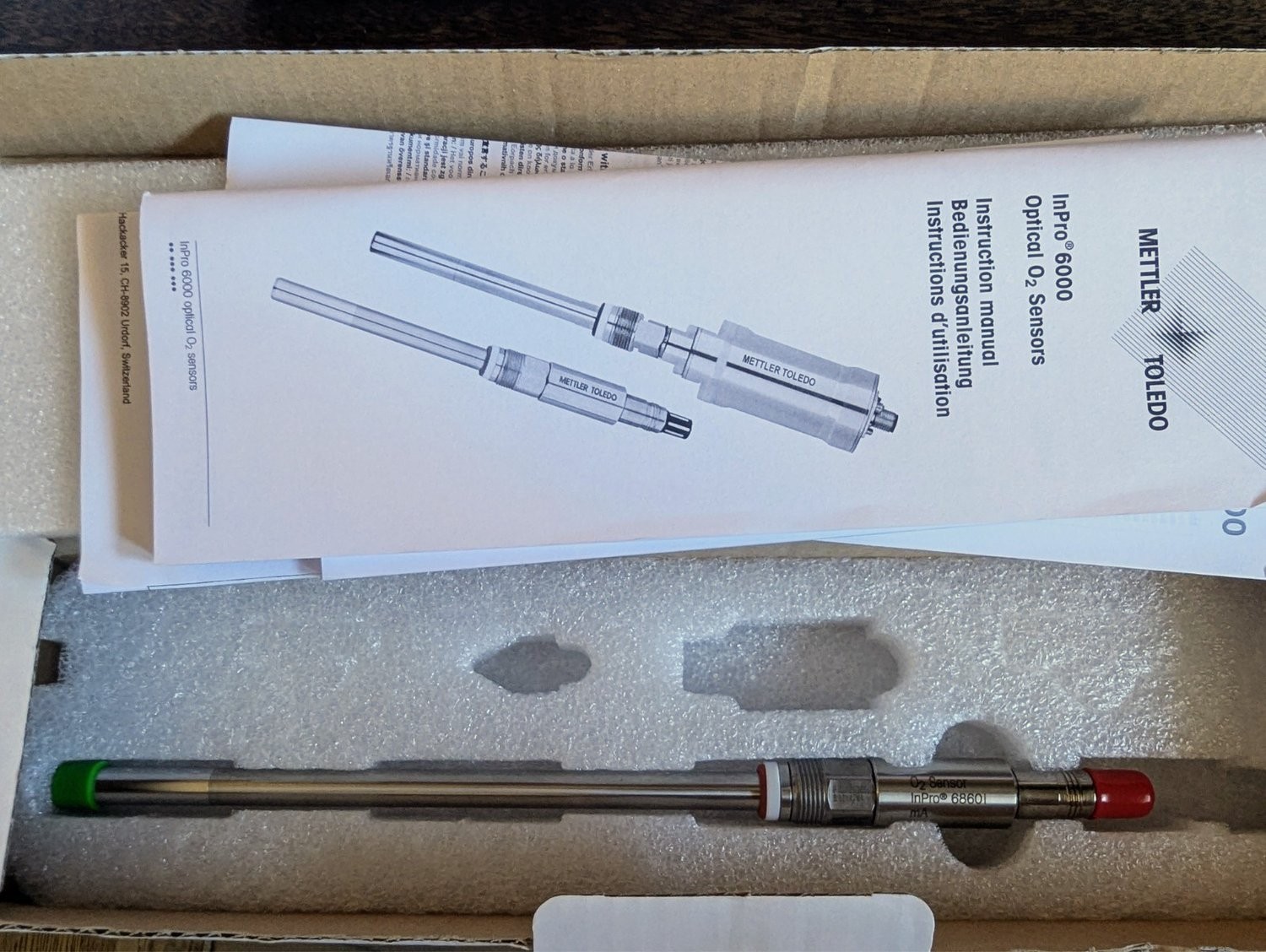 NEW open box Mettler Toledo InPro 6860i Optical Dissolved O2 Sensor P33129735 NEW open box Mettler Toledo InPro 6860i Optical Dissolved O2 Sensor P33129735