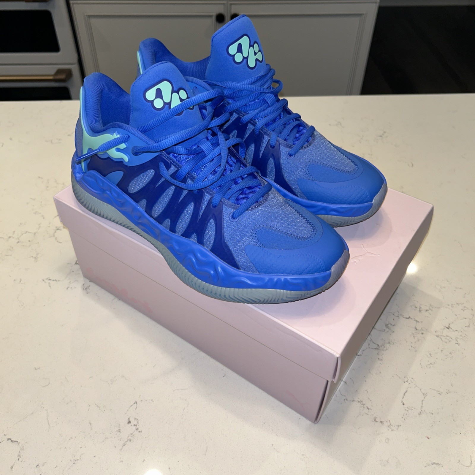 PUMA Hali 1 Blue Basketball Shoes Size 11.5 PUMA Hali 1 Blue Basketball Shoes Size 11.5