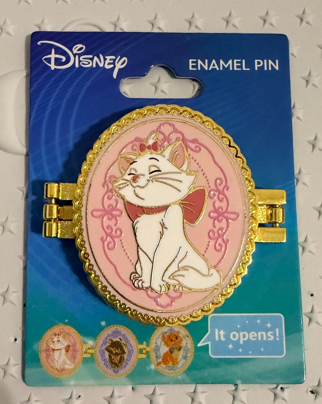 Aristocats Marie Toulouse Berloiz Hinged Frame BoxLunch Disney Pin