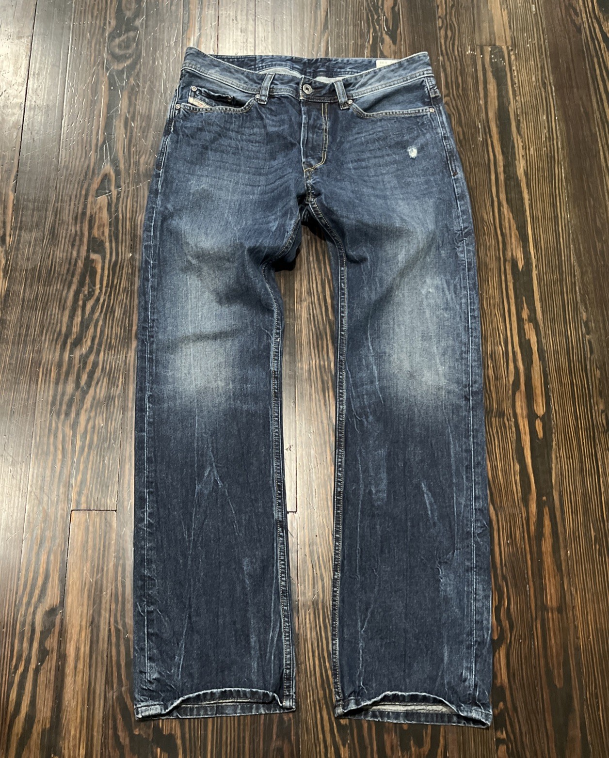 Diesel Viker Button Fly Jeans Men’s 32 x 32 Straight Blue Cotton Diesel Viker Button Fly Jeans Men’s 32 x 32 Straight Blue Cotton