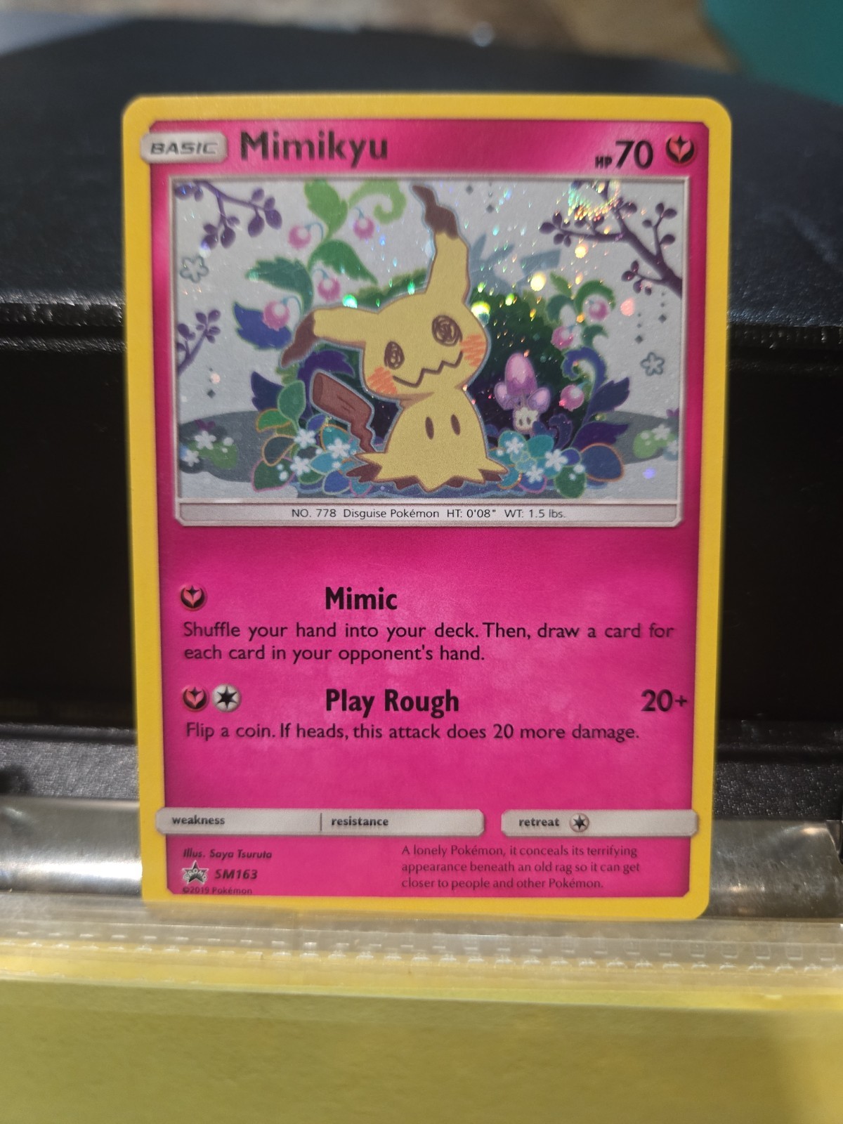 Mimikyu SM163 Black Star Promo Holo Pokemon TCG - NM/M