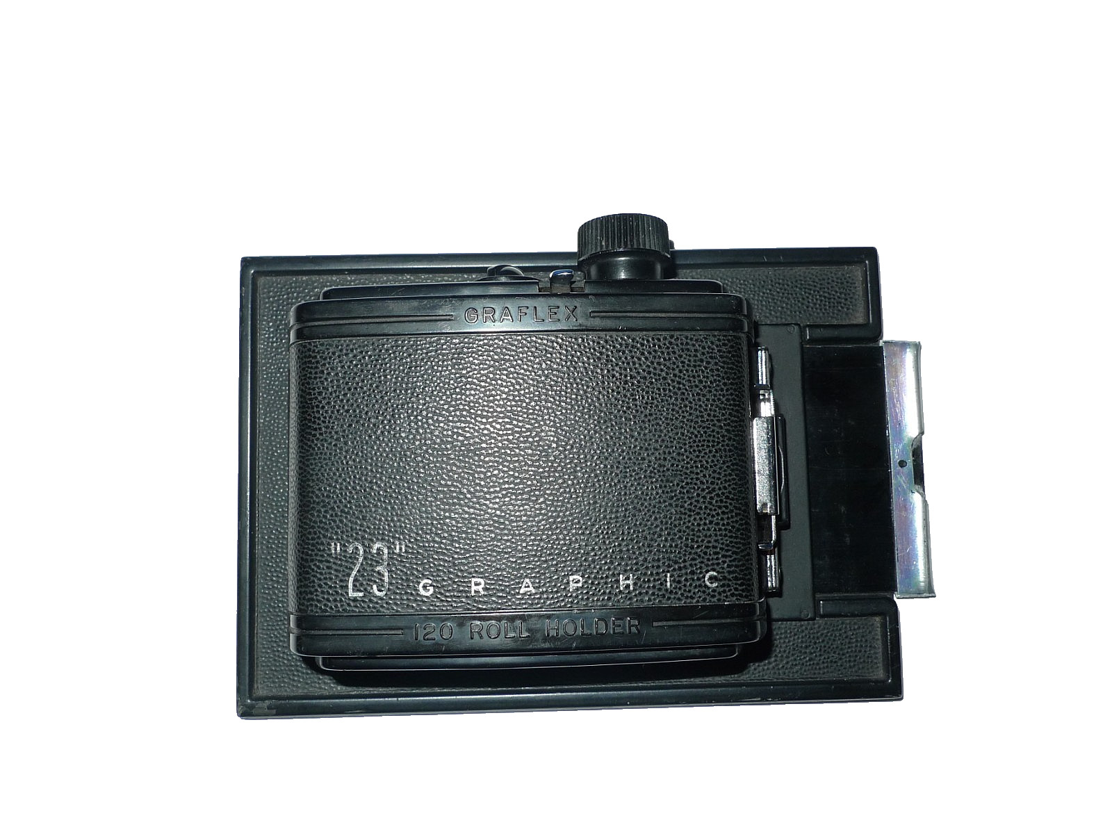  4x5 Graflex 23 Graphic 120 Roll Film Holder/8 Exposure/6x8cm / Tested EXE