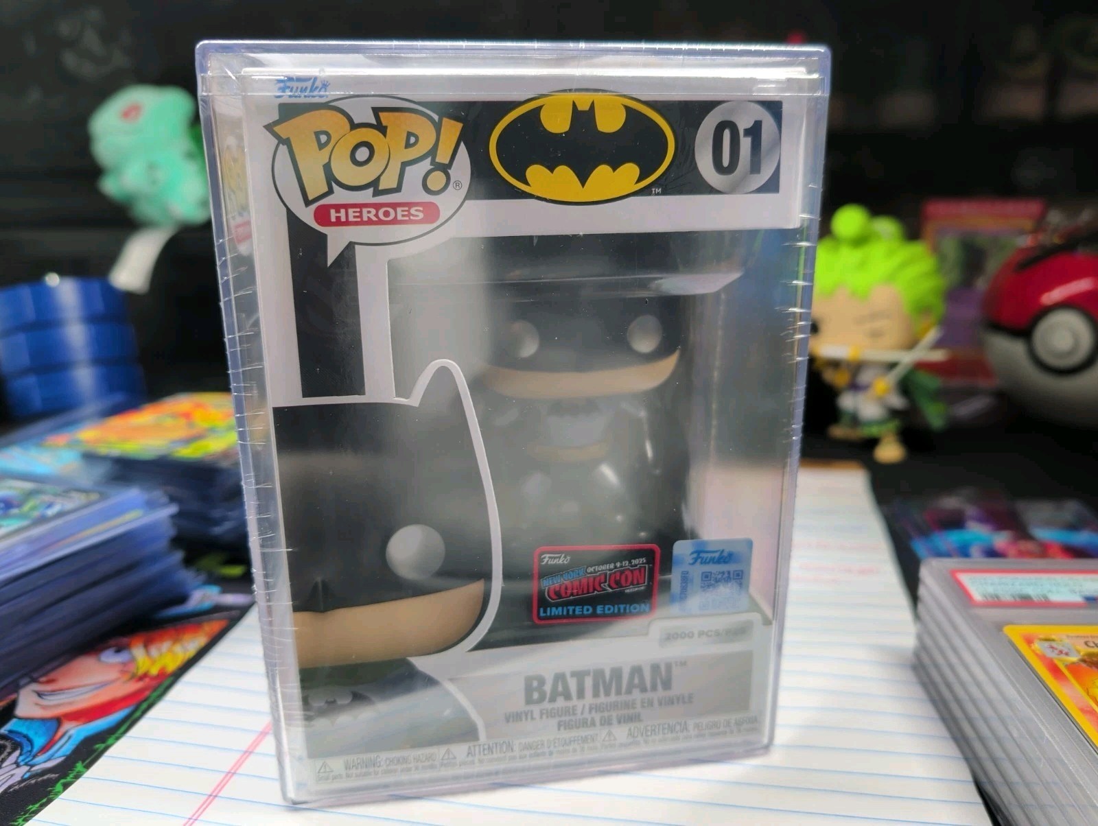 Funko Pop DC Mystery Box Metallic BATMAN #01 2025 NYCC LE 2000 PCS