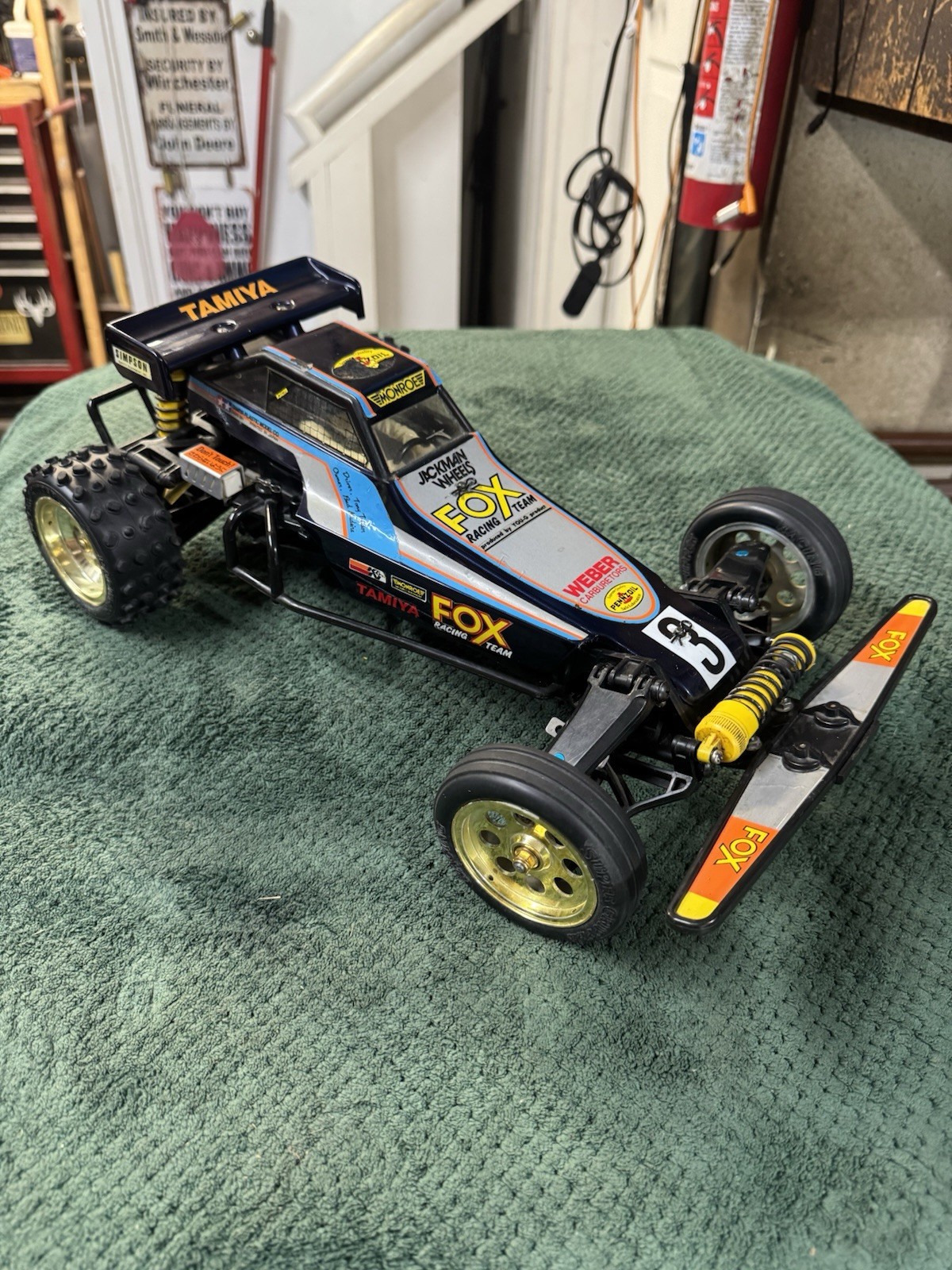 Vintage RC Tamiya THE FOX 2WD Buggy 1:10 scale  No Motor, Untested