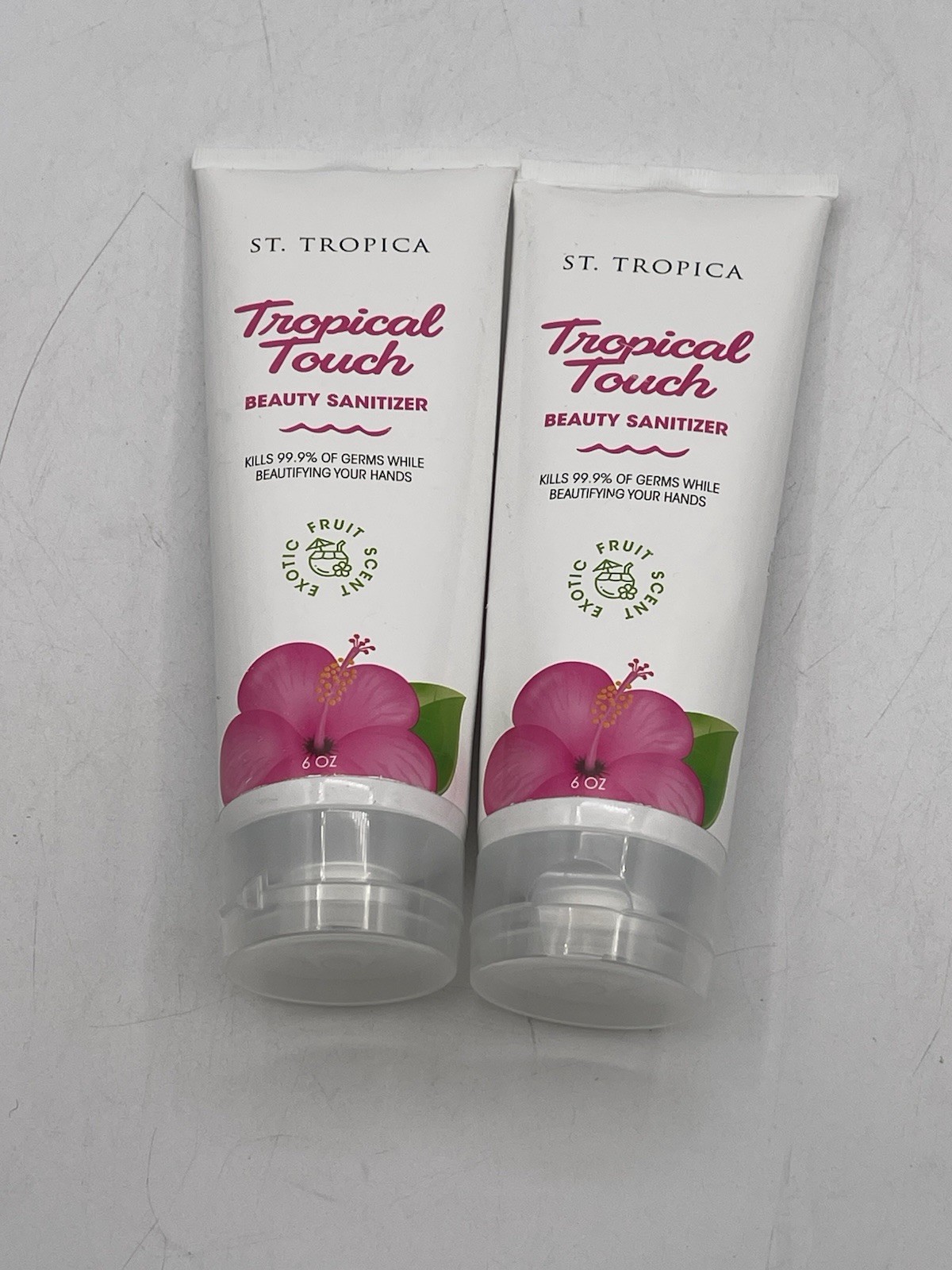 2 Pack - St. Tropica Tropical Touch Beauty Sanitizer - 6 Oz Exotic Fruit Sent