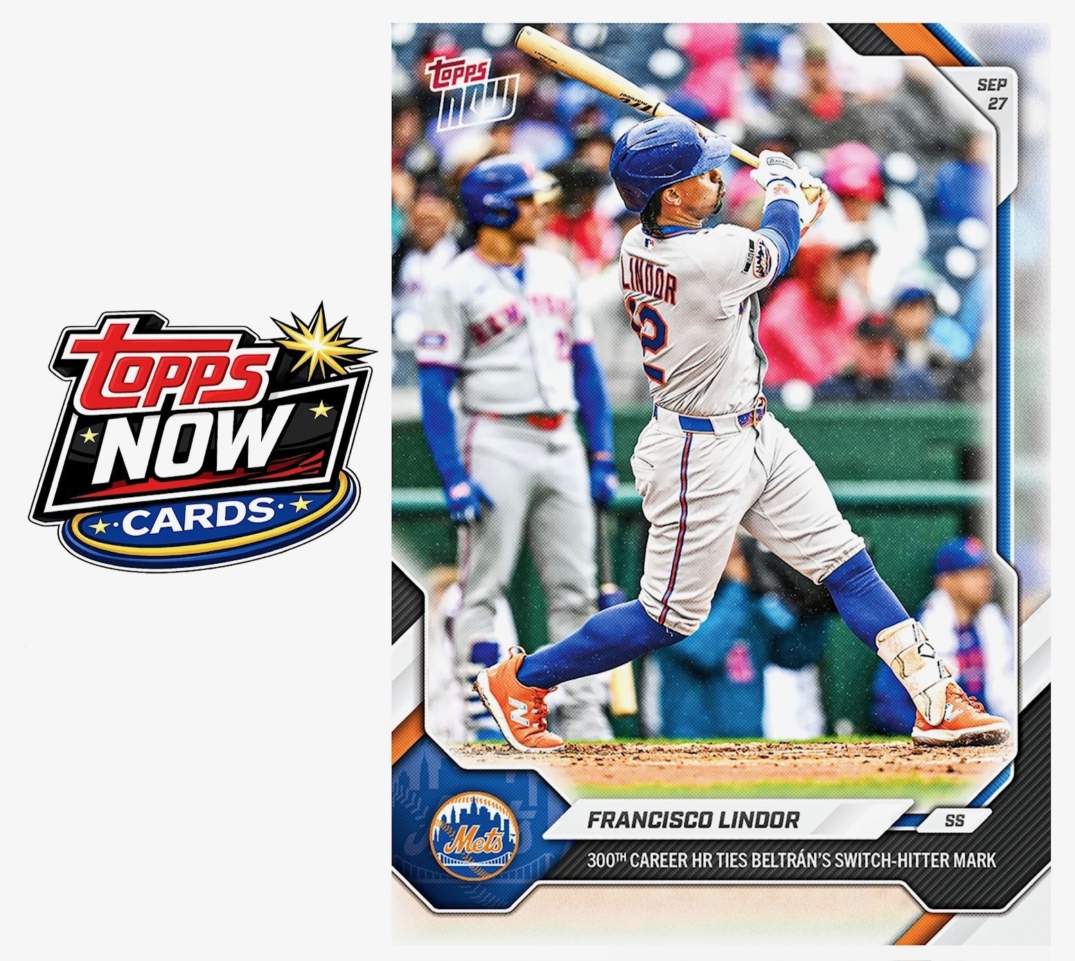 2026 Topps Now MLB #730 Francisco Lindor New York Mets - PRESALE