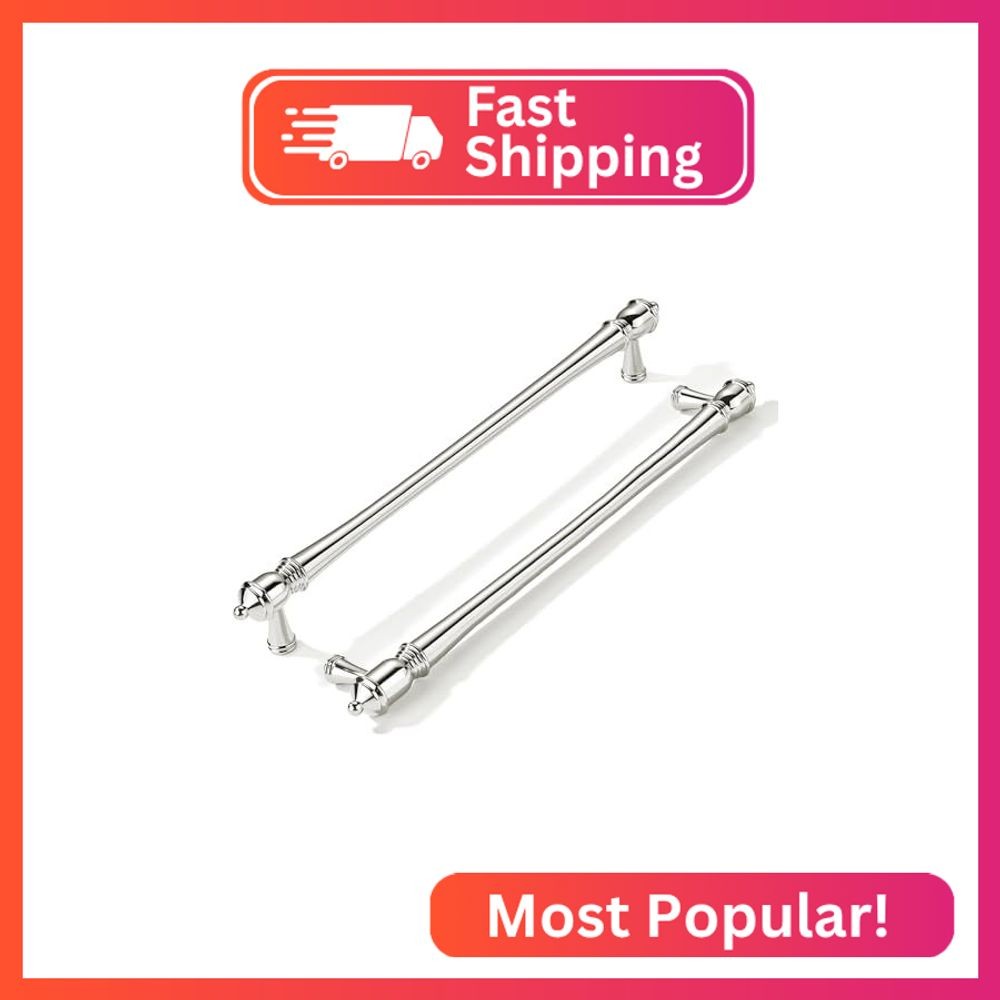 khtumeware 1 Pack 12 inch(305mm) Hole Center Appliance Pulls Virbant Polished Ni khtumeware 1 Pack 12 inch(305mm) Hole Center Appliance Pulls Virbant Polished Ni