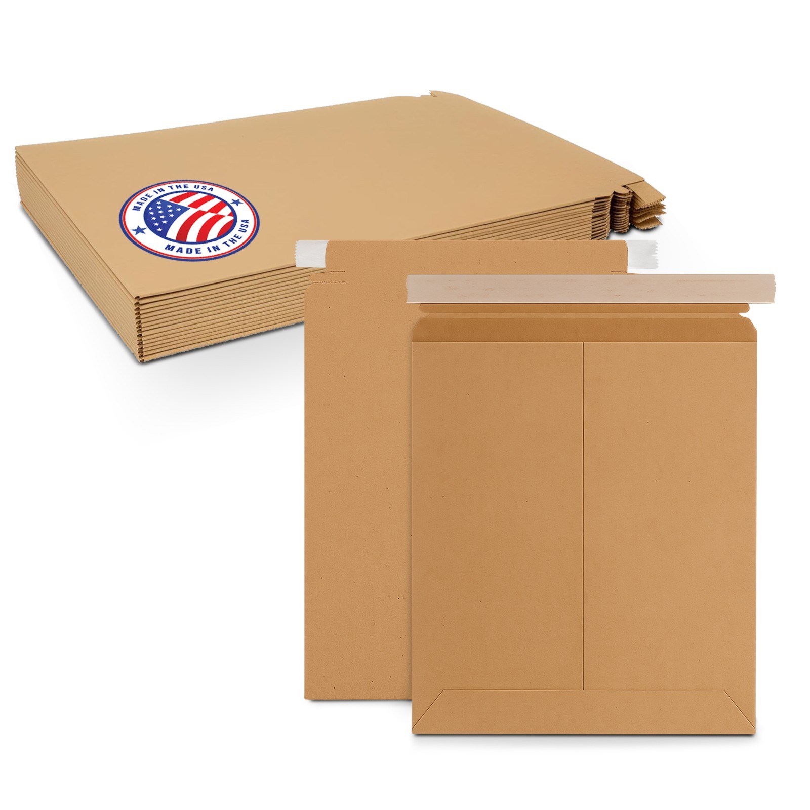 MT Products Kraft Flat Shipping Envelopes 9.75\