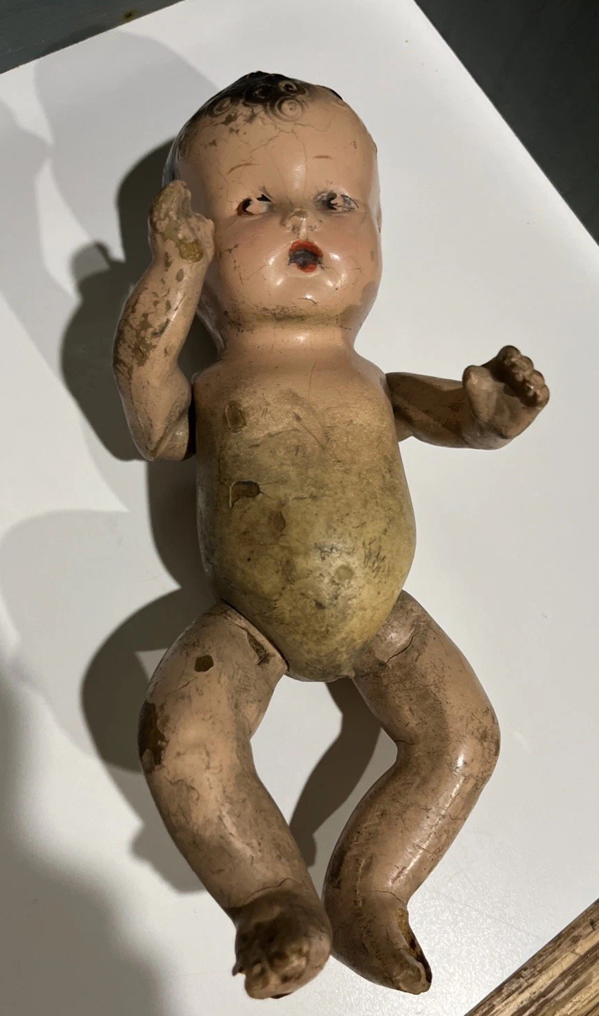 Antique c1920’s Jointed Composition 8 Antique c1920’s Jointed Composition 8