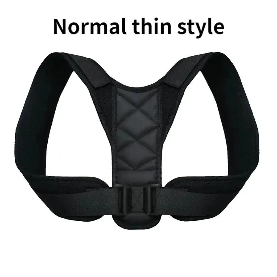 Gearari Upper Back Brace Posture Corrector for Unisex - Black Gearari Upper Back Brace Posture Corrector for Unisex - Black