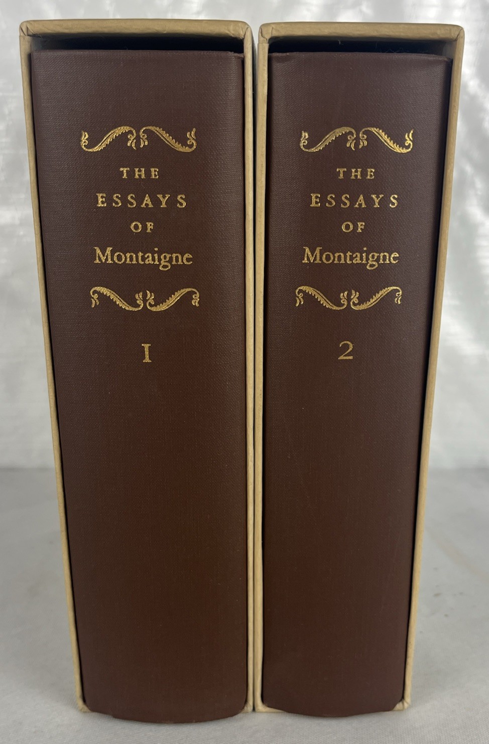 The Essays of Montaigne - Volumes 1 and 2 - HC w/Slipcase - 1946