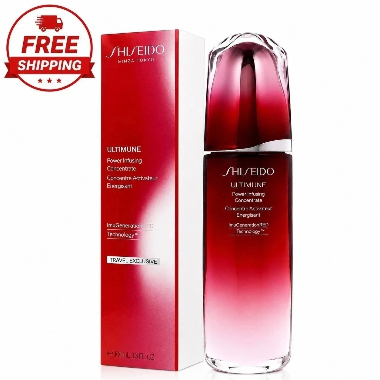 SHISEIDO Ultimune Power Infusing Concentrate 100ml/3.3oz