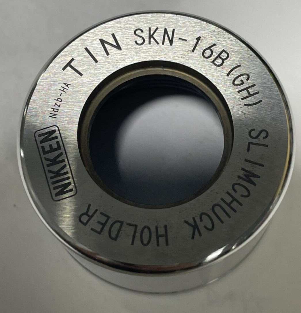 Lyndex Nikken SKN-16B (GH)  TiN Collet Nut For High Speed Slimchuck Holder NEW