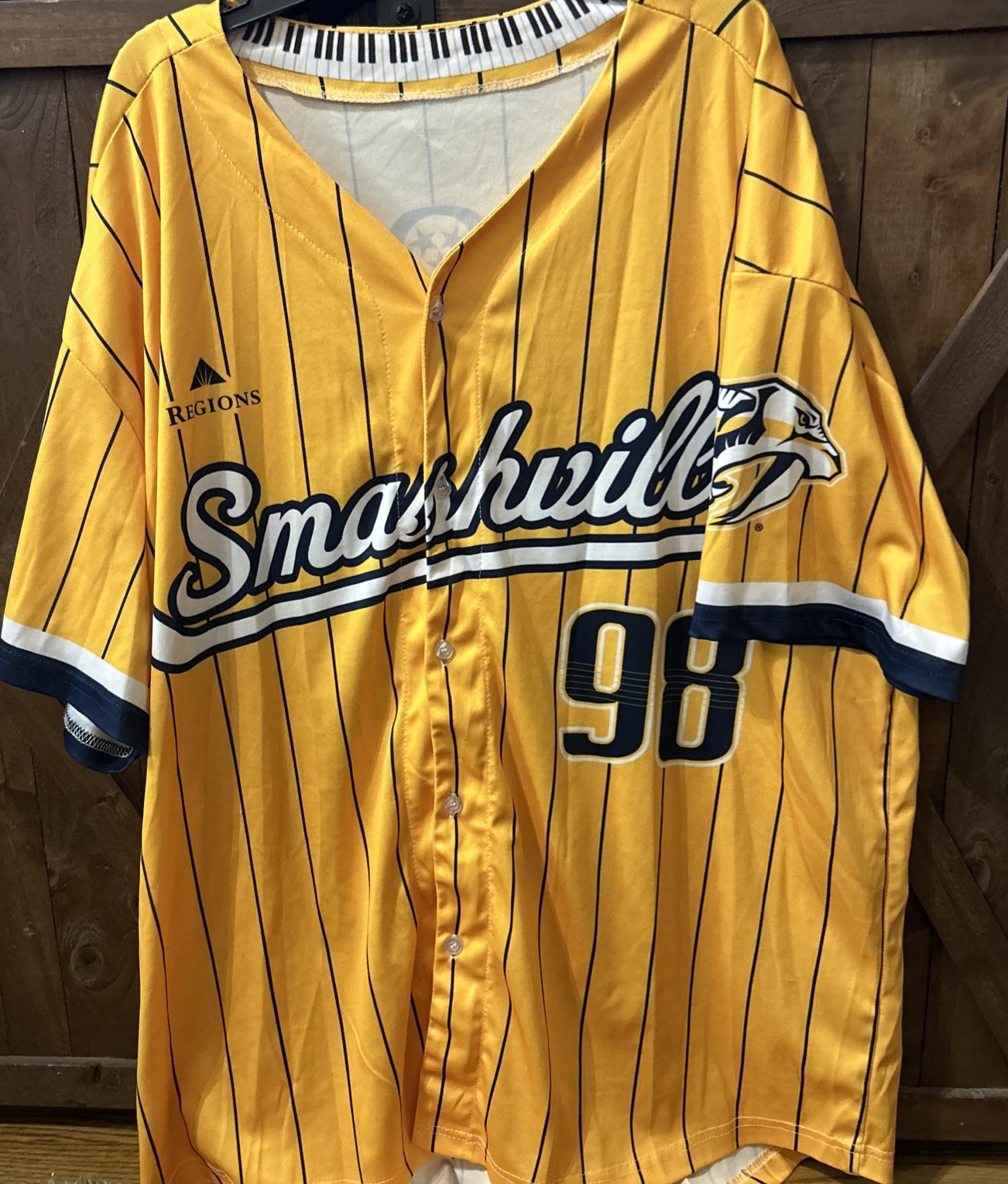 SMASHVILLE Baseball Jersey SGA (size XL) VGC ~ NASHVILLE PREDATORS ~ PREDS