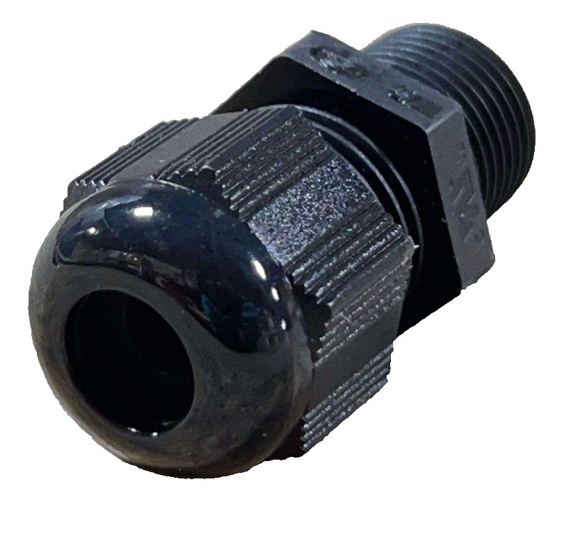 Remke Cable Gland RD09NR-BK 3/8 NPT Nylon Black 50pc Strain Relief RoHS Sealed