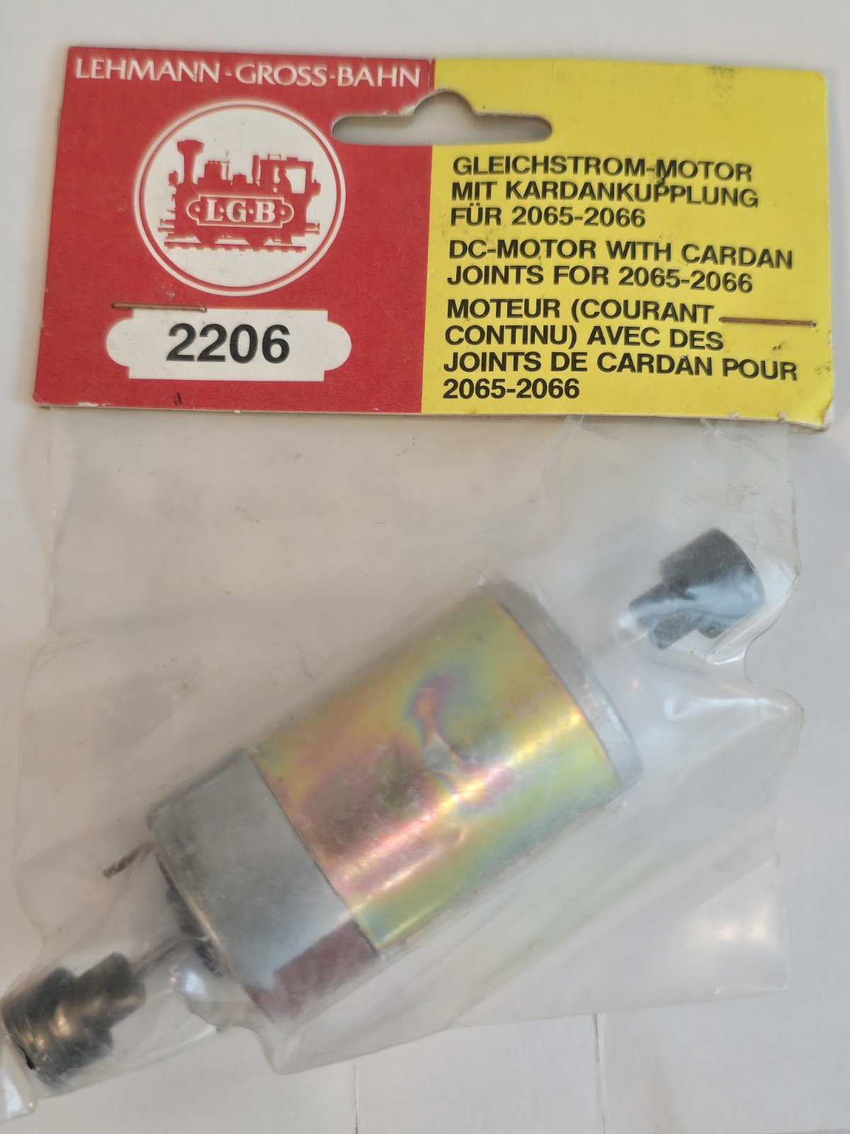 LGB 2206 G Scale Motor for Steam Locomotive - NEW/UNOPENED/ORIGINAL PACKAGING LGB 2206 G Scale Motor for Steam Locomotive - NEW/UNOPENED/ORIGINAL PACKAGING