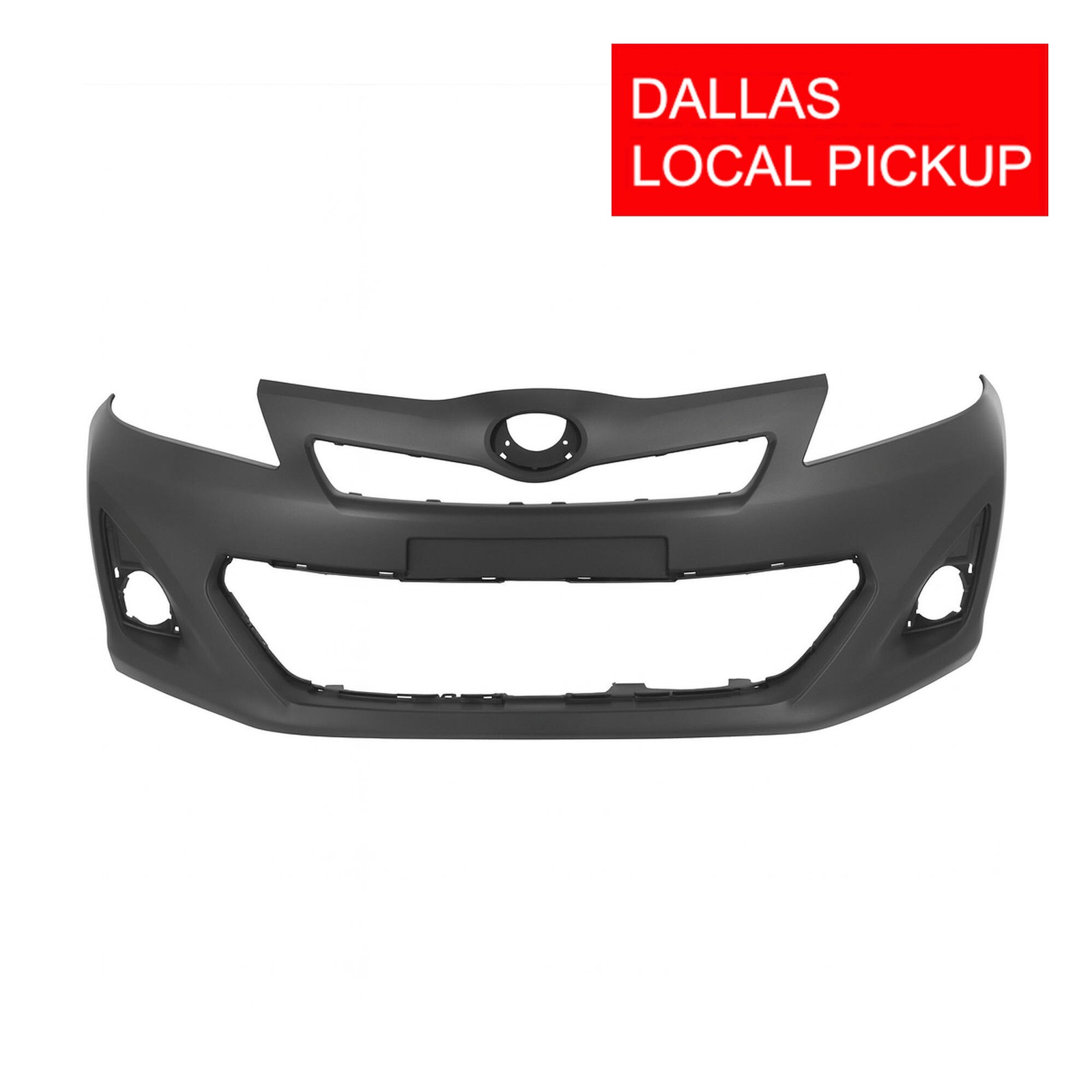 2012-2014 Toyota Yaris Hatchback Primed Front Bumper Cover TO1000391. TX