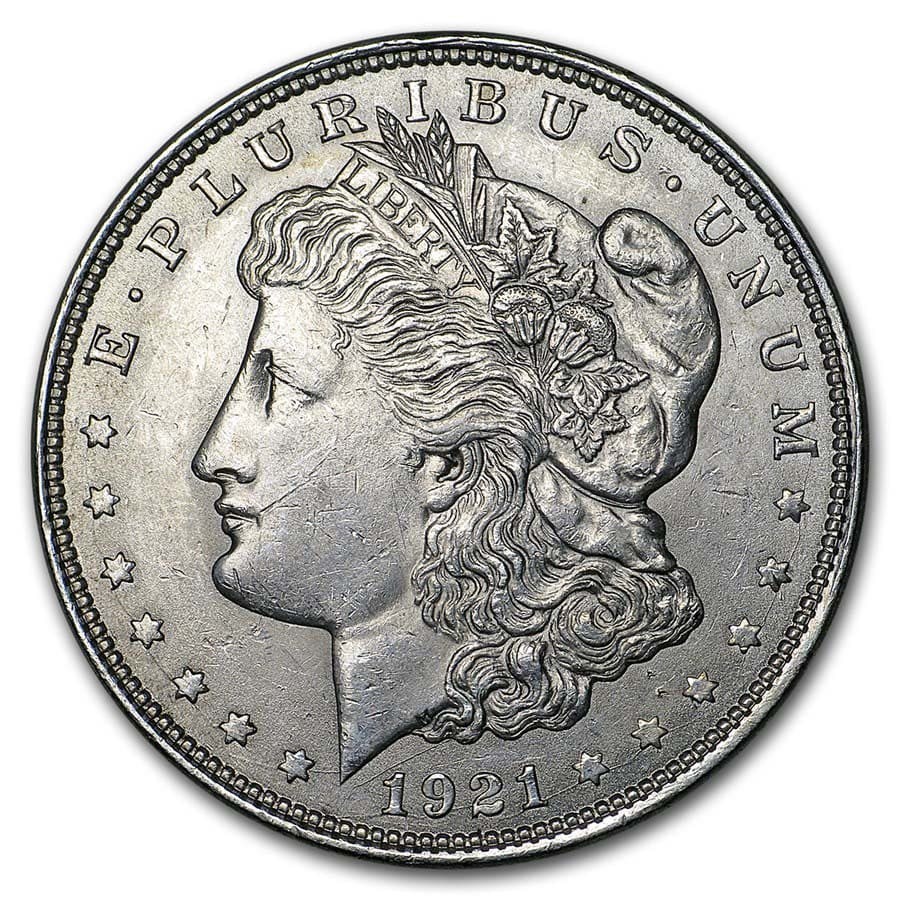 1921 Morgan Silver Dollar BU 1921 Morgan Silver Dollar BU