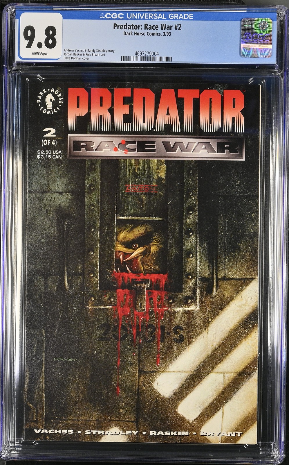 Predator: Race War #2 - CGC 9.8 - 1 OF ONLY 4 AT GRADE