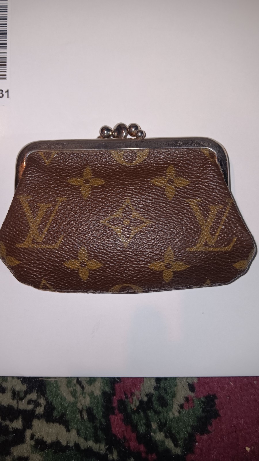 Vintage 92\' Saks Fifth Ave Louis Vuitton Coin Purse Rare
