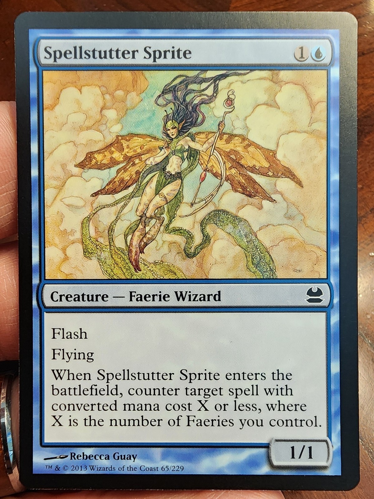 Spellstutter Sprite - Modern Masters 65/229 - NM - Regular - Never Played - MTG
