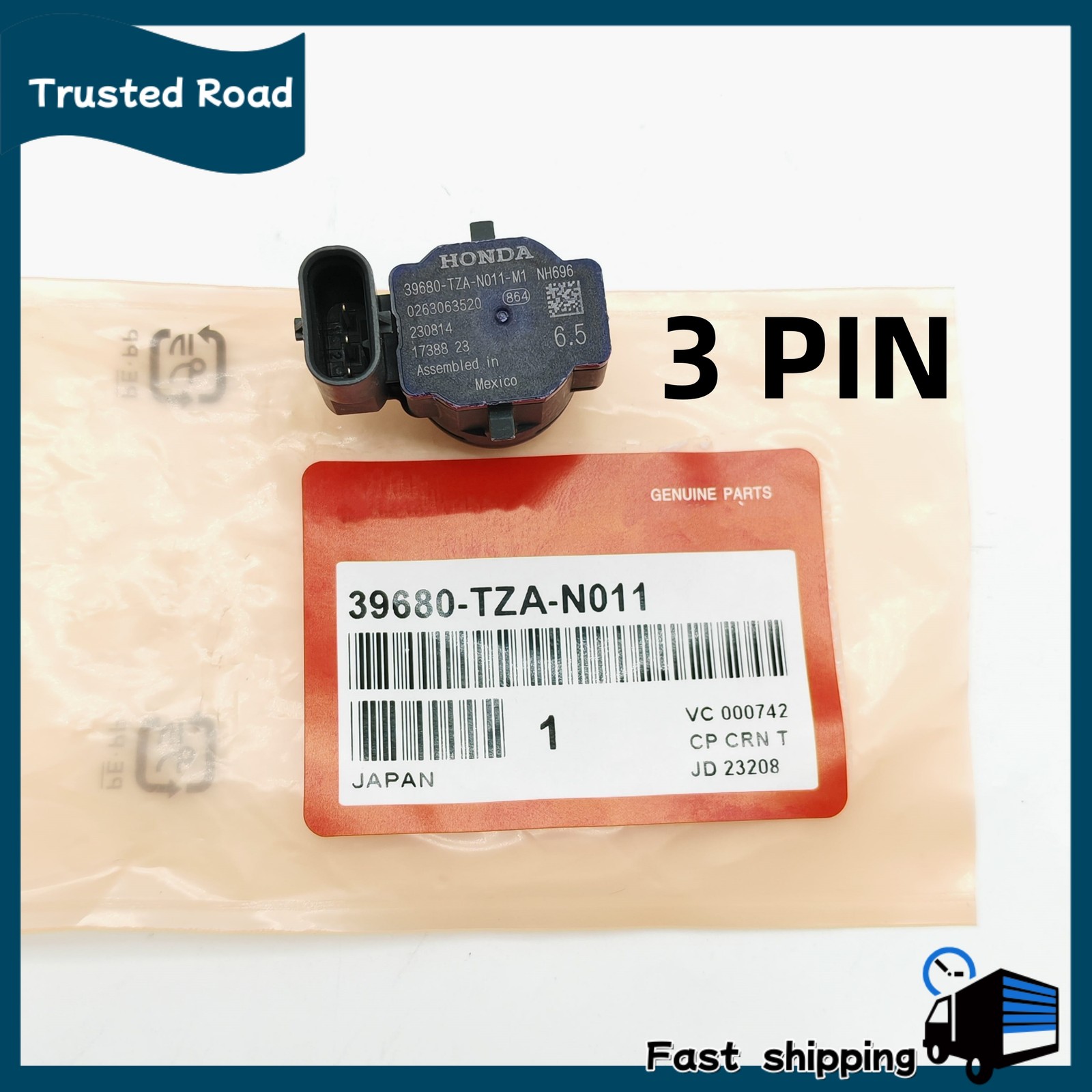 OEM  Parking Sensor Front for Honda 2022-2025 Honda Civic 1.5L 39680-TZA-N011-M1