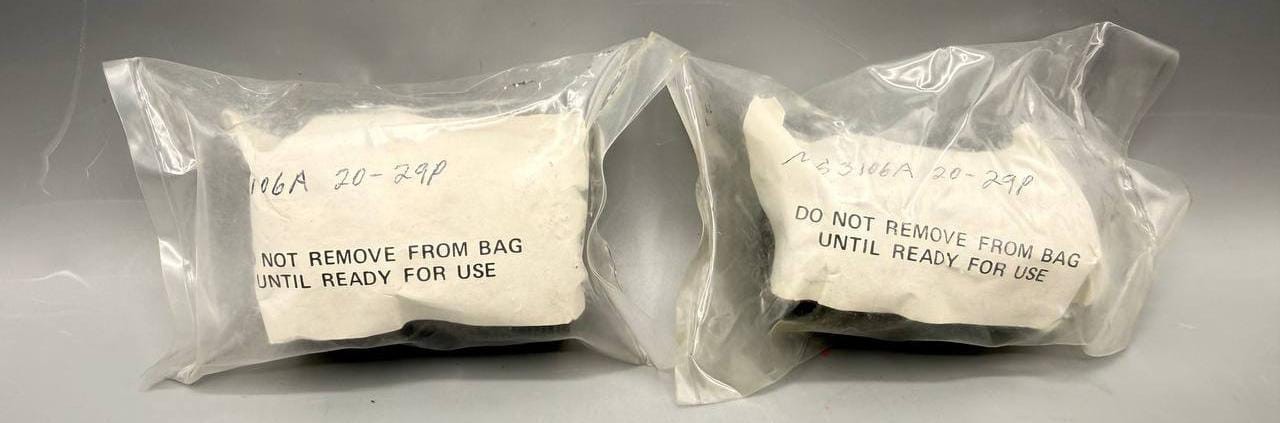 Lot of 2 Amphenol MS3106A20-29P 17-Pin Military Circular Connector Plugs NOS