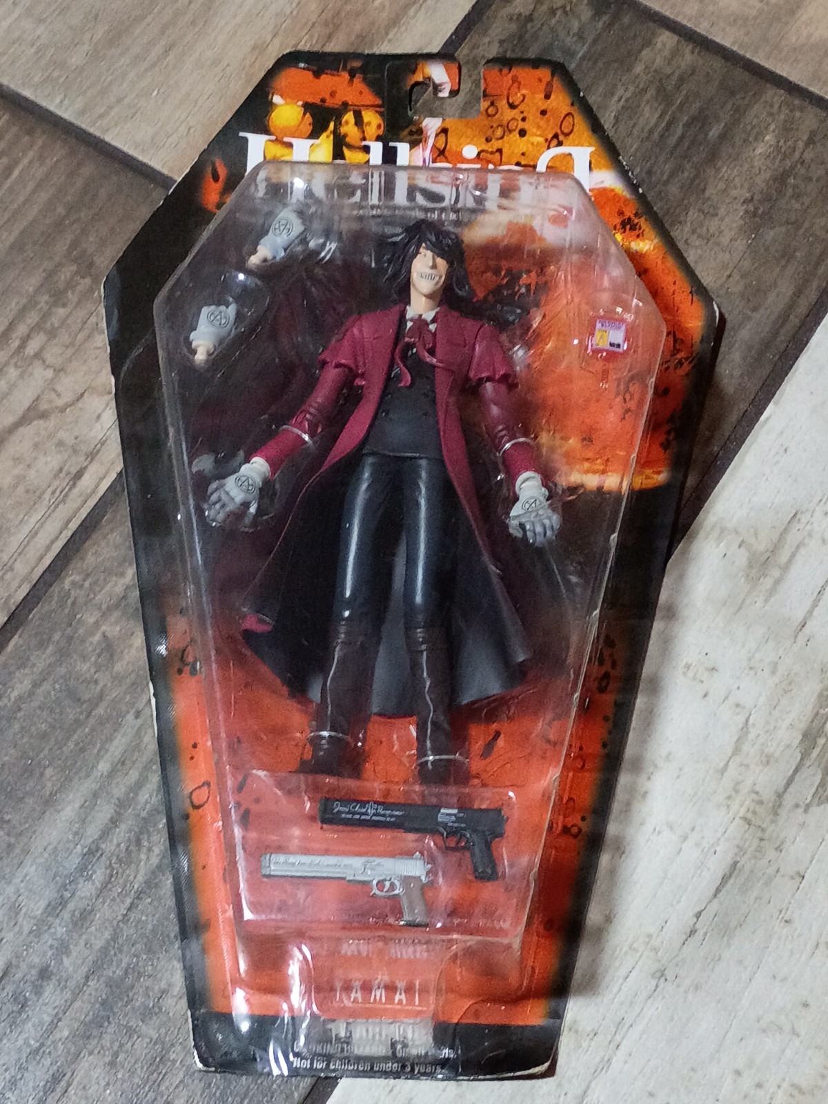2002 Yamato Toycom Hellsing Alucard 7” Action Figure Sealed Anime Rare New