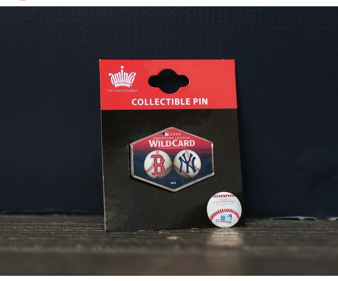 2026 New York Yankees MLB Postseason Pin ALDS Wild Card YANKEES REDSOX