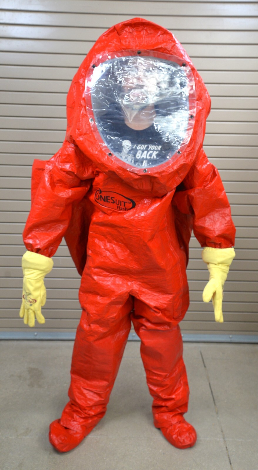ONESuit Flash NFPA 1991, 2005 Protective Hazmat Suit Large Saint Gobain SEI