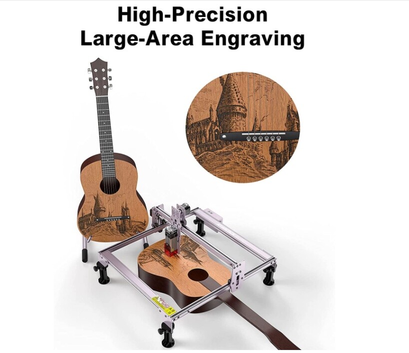 Máquina de Grabado Láser en Metal,Enrutador de madera,Mini Máquina de Grabado 