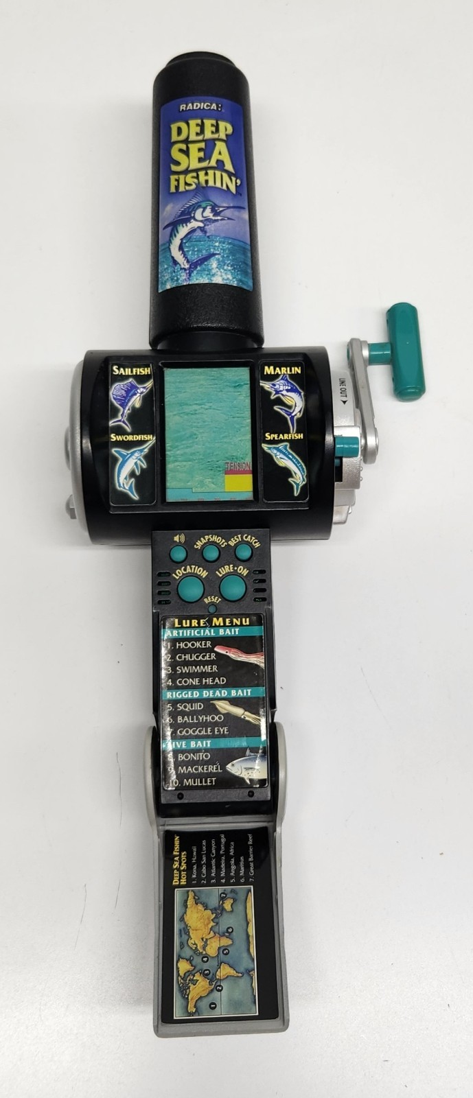 Vintage 1997 Radica DEEP SEA FISHIN\' Electronic Handheld FISHING GAME *Tested* Vintage 1997 Radica DEEP SEA FISHIN\' Electronic Handheld FISHING GAME *Tested*