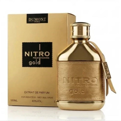 Dumont Nitro Gold Extrait De Parfum for Men 3.4 fl oz New In Box Dumont Nitro Gold Extrait De Parfum for Men 3.4 fl oz New In Box