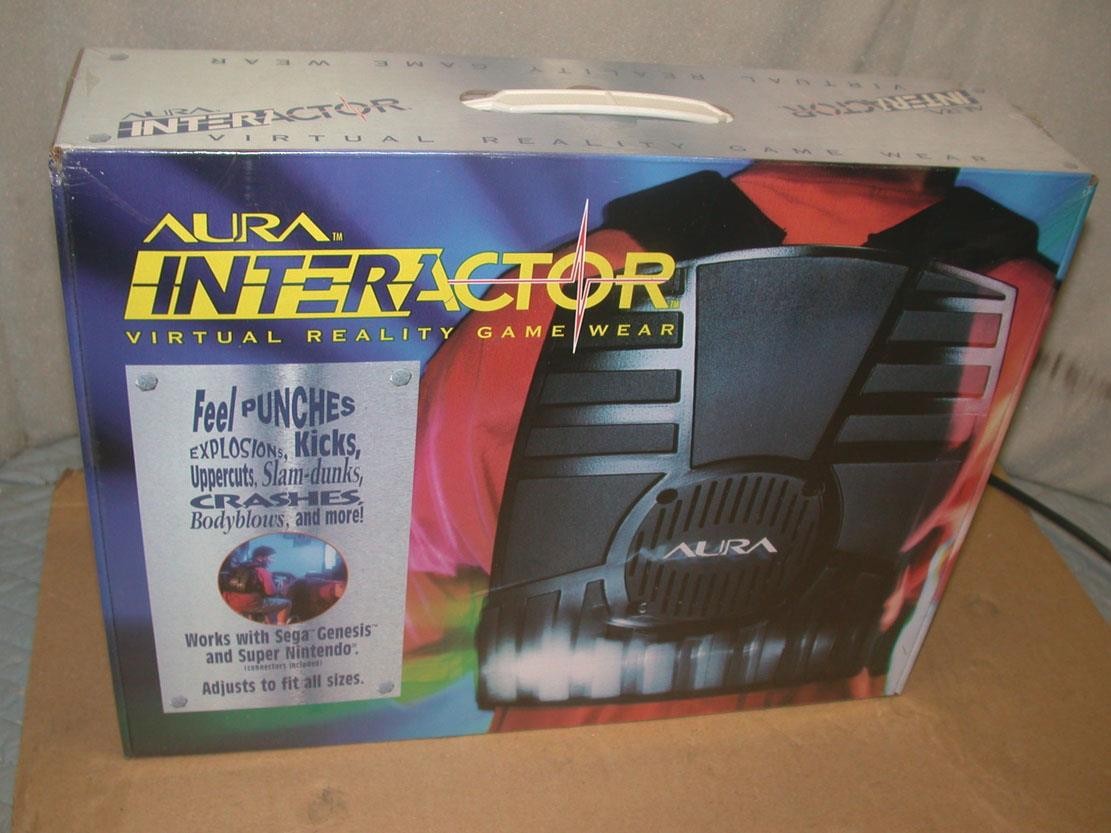 NIB Aura Interactor Virtual Reality Game Wear 1994 Sega Genesis Super Nintendo