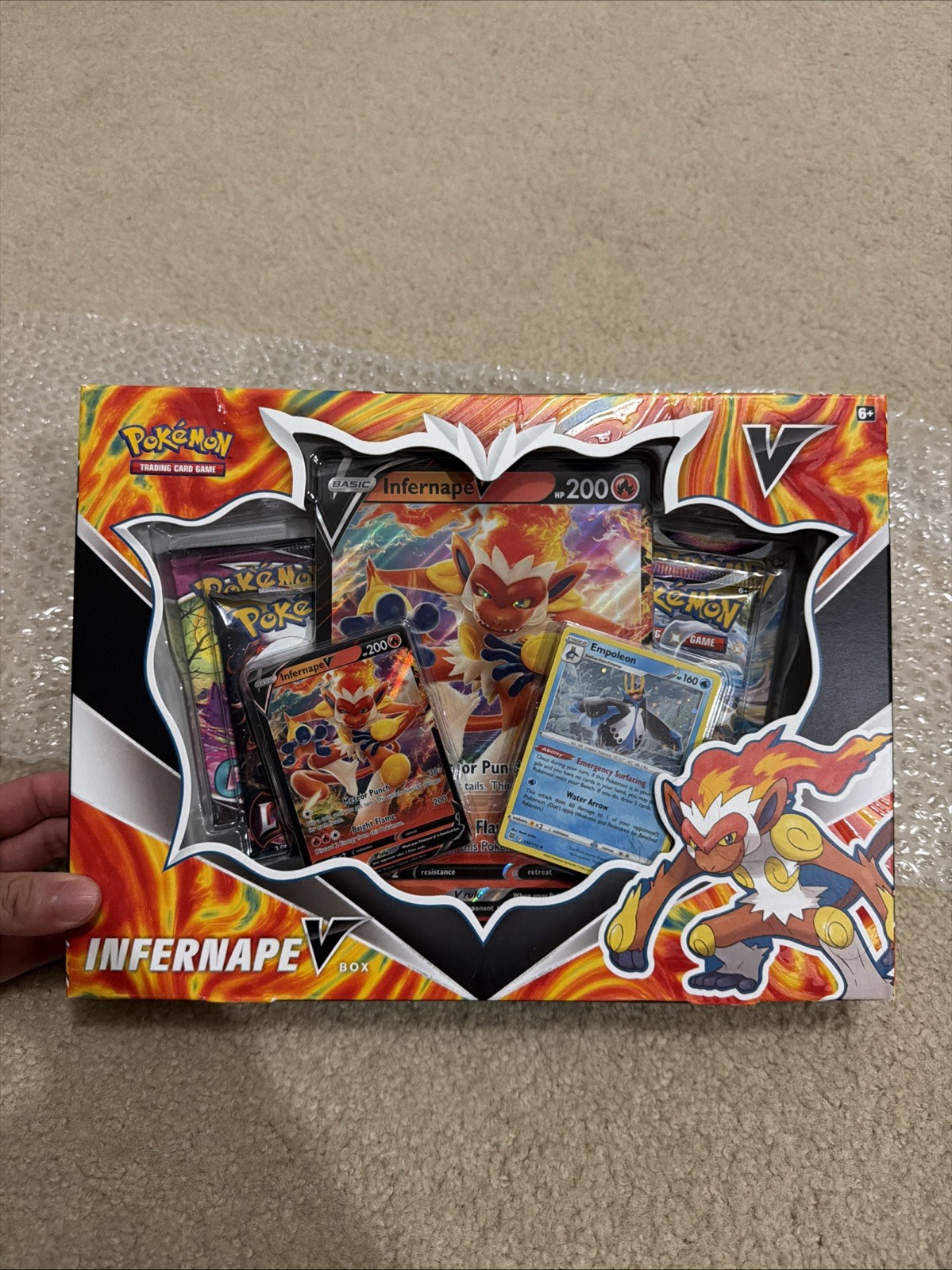 Pokemon Infernape V Collection Box (4 Packs) - NEW/Sealed