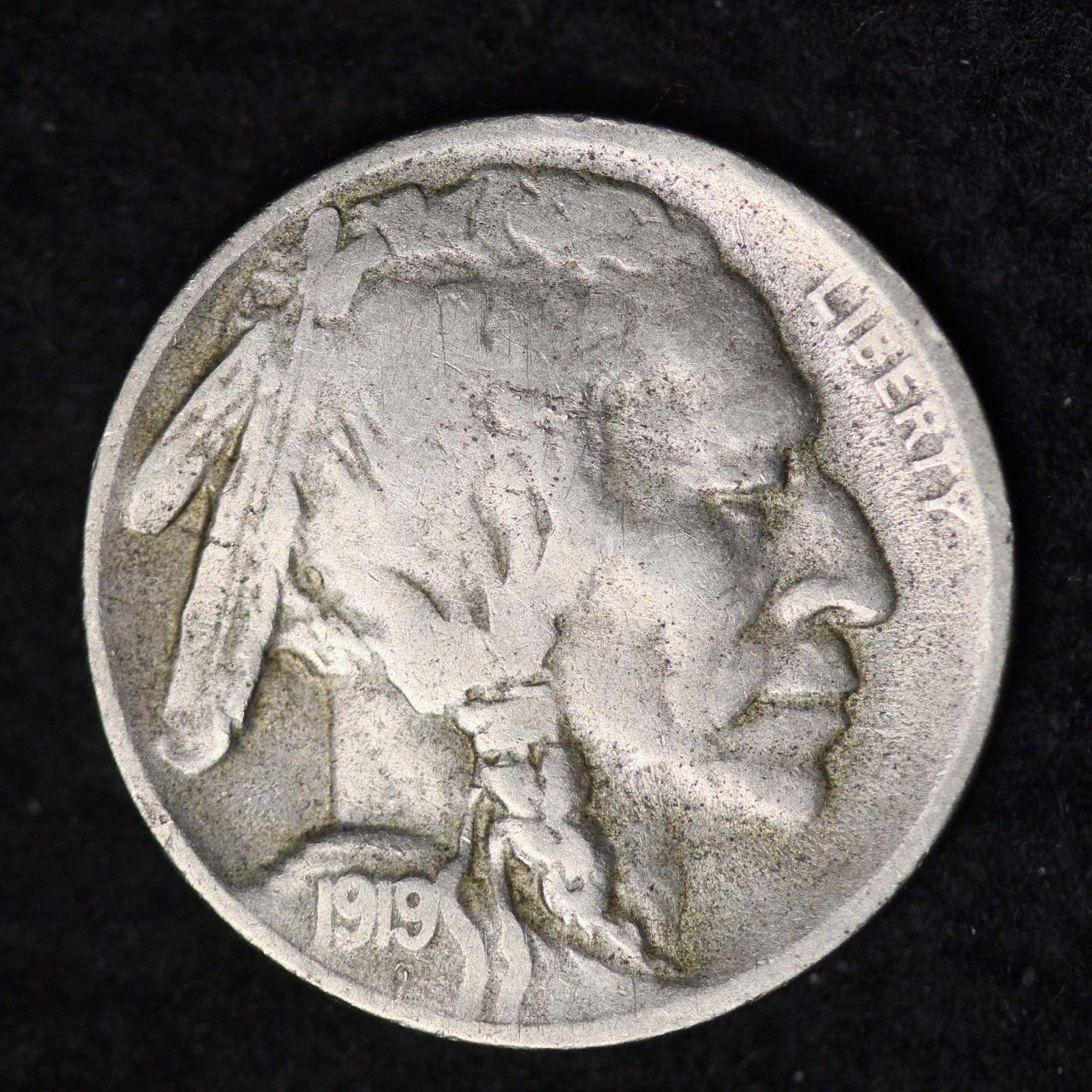 1919-D Buffalo Nickel G / VG =