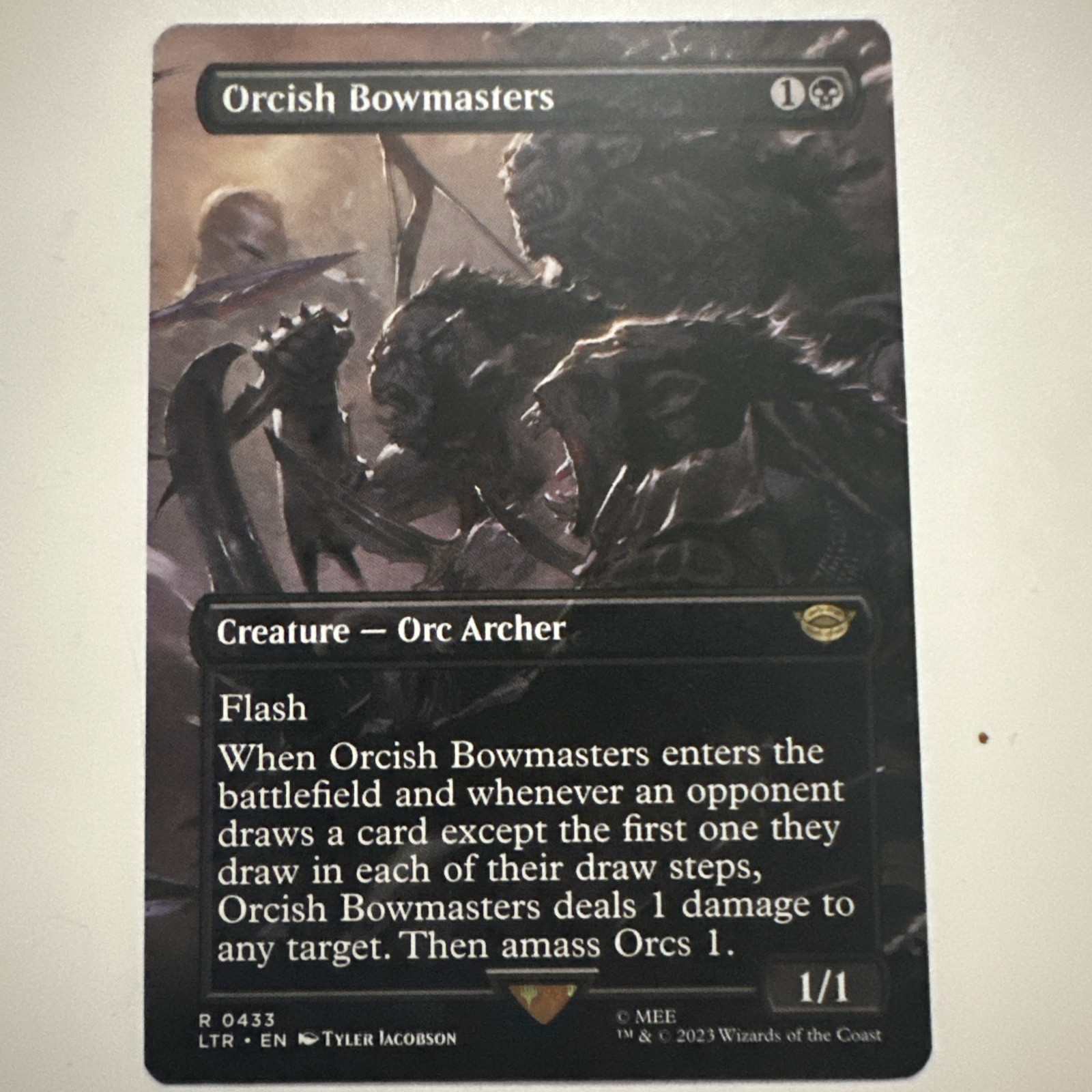 Orcish Bowmasters (Borderless) Universes Beyond: the Lord of the Rings: Tales of